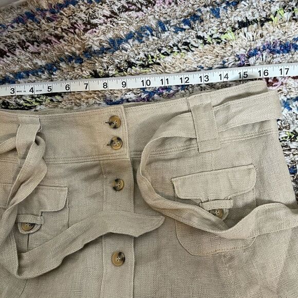 Soft surroundings‎ linen button front skirt - Picture 8 of 9